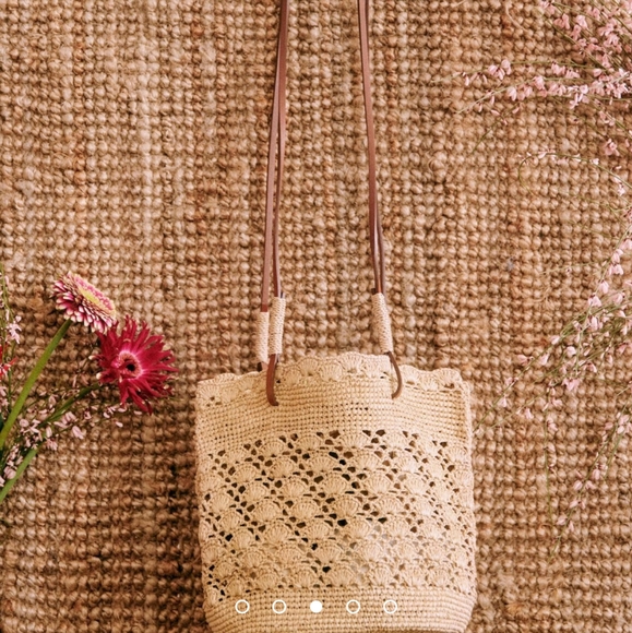 Sezane Ralph Weave Bag NWT - Picture 3 of 9